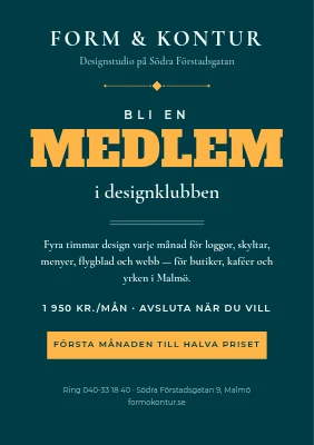 Designstudio — bli medlem