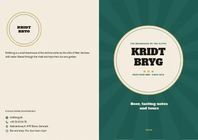 Copertina di Microbrewery product brochure – 16 pages