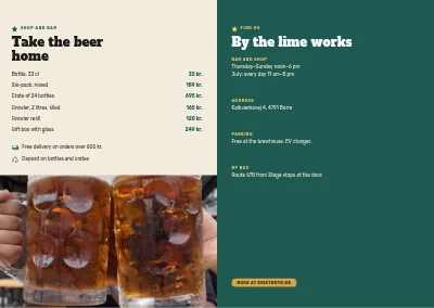 Pagine 14–15 di Microbrewery product brochure – 16 pages