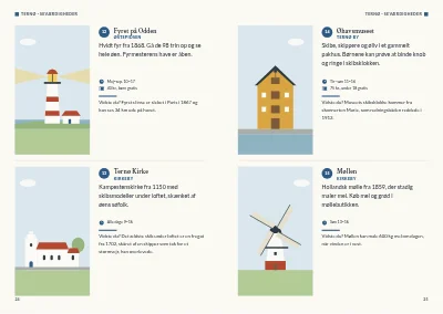 Side 24–25 af Turistguide til en dansk ø – 64 sider