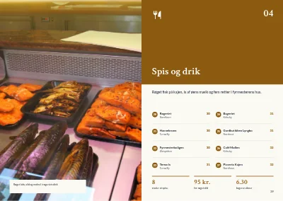 Side 28–29 af Turistguide til en dansk ø – 64 sider