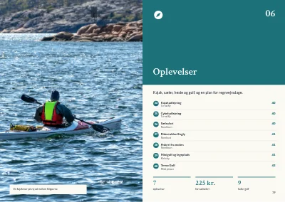 Side 38–39 af Turistguide til en dansk ø – 64 sider