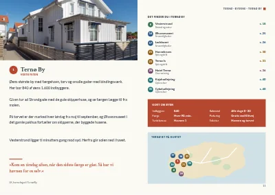 Side 10–11 af Turistguide til en dansk ø – 64 sider