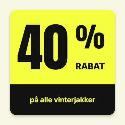 40 procent i kæmpetal