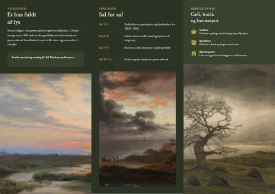 Side 2 af Museets besøgsguide