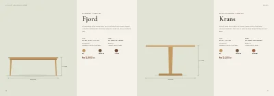 Side 26–27 af Produktkatalog for møbelproducent – 96 sider
