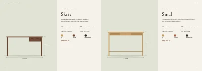 Side 32–33 af Produktkatalog for møbelproducent – 96 sider
