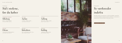 Side 92–93 af Produktkatalog for møbelproducent – 96 sider