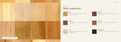 Side 8–9 af Produktkatalog for møbelproducent – 96 sider