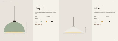 Pages 50–51 of Product catalogue for a furniture maker – 96 pages