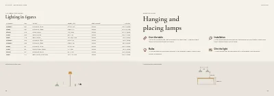 Pages 58–59 of Product catalogue for a furniture maker – 96 pages