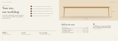 Pages 78–79 of Product catalogue for a furniture maker – 96 pages