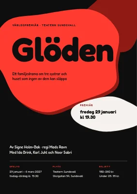 Teaterpremiär — Glöd i Østerbro
