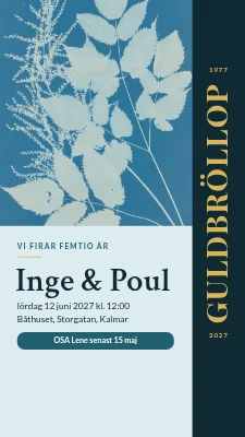 Guldbröllop — berättelseinbjudan