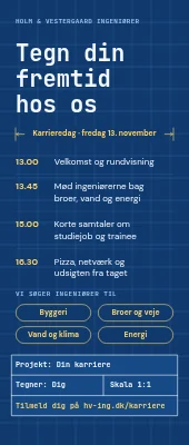 Roll-up til ingeniørfirma — karrieredag