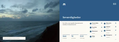 Side 22–23 af Turistguide til en dansk ø – 64 sider