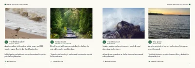 Pages 20–21 of Tourist guide to a Danish island – 64 pages