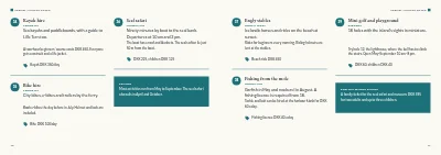 Pages 40–41 of Tourist guide to a Danish island – 64 pages