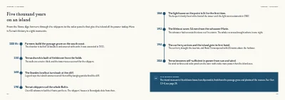 Pages 54–55 of Tourist guide to a Danish island – 64 pages