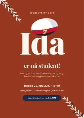 Studentfest — luen på navnet