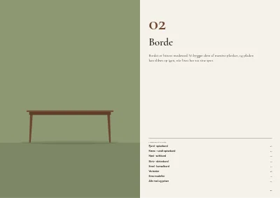 Side 24–25 af Produktkatalog for møbelproducent – 96 sider