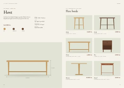 Side 30–31 af Produktkatalog for møbelproducent – 96 sider