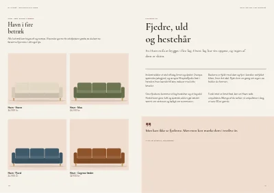 Side 40–41 af Produktkatalog for møbelproducent – 96 sider