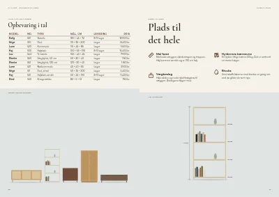 Side 70–71 af Produktkatalog for møbelproducent – 96 sider
