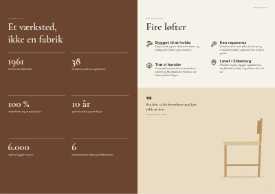 Side 6–7 af Produktkatalog for møbelproducent – 96 sider