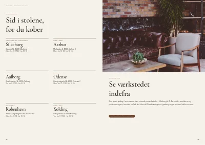 Side 92–93 af Produktkatalog for møbelproducent – 96 sider