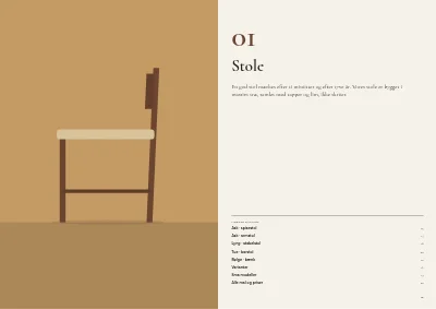Side 12–13 af Produktkatalog for møbelproducent – 96 sider