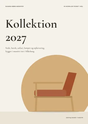 Produktkatalog for møbelproducent – 96 sider
