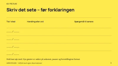 Side 3 af Teater tæt på publikum