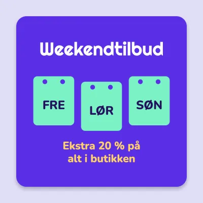 Weekendtilbud, fredag til søndag