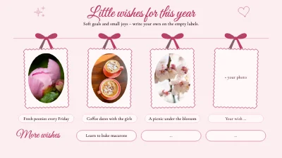 Little wishes with bows