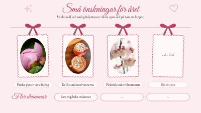 Små önskningar med rosetter