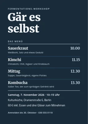 Fermentierungs-Workshop in Nyborg — Einladung