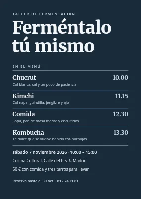 Taller de fermentación en Nyborg — invitación