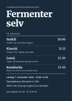 Fermenteringsverksted i Nyborg — invitasjon