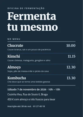 Workshop de fermentação em Nyborg — convite