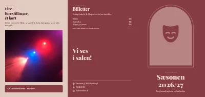 Teatrets sæsonprogram