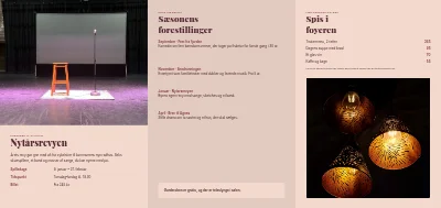 Side 2 af Teatrets sæsonprogram