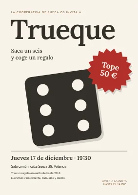 Intercambio de regalos — saca un seis