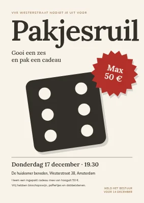 Cadeauspel — gooi een zes
