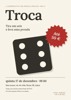 Troca de presentes — tira um seis