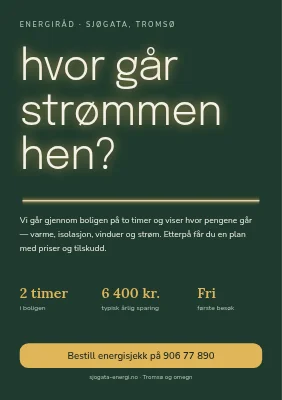 Energirådgivning — gratis energisjekk av boligen