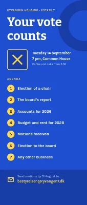 Housing association roll-up — general meeting