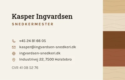 Side 2 af Træprøver