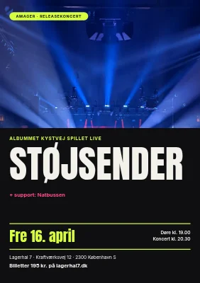 Rockkoncert på Amager