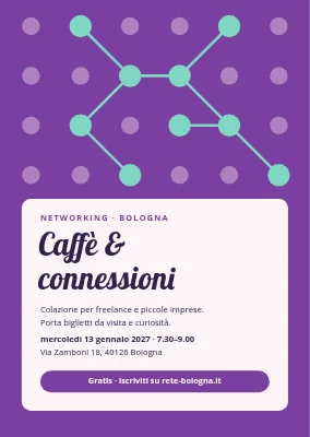 Evento di networking — punti che si collegano